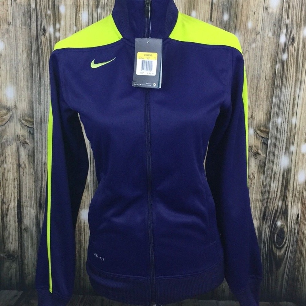 Nike Women’s Jacket Dri-Fit Zip Up Purple Active S
